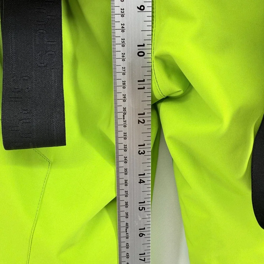 Spyder Ski Pants Kids Size 8 Lime Green Insulated Grow Hem Suspenders Outdoor